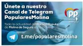 El PP de Molina de Segura lanza un canal informativo abierto a la ciudadana en la plataforma de mensajera 'Telegram'