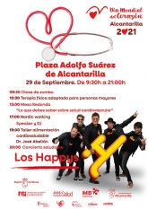 Alcantarilla celebra mañana el Da Mundial del Corazn con talleres, una clase de zumba y el concierto de Los Happys