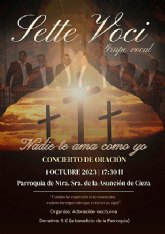 El grupo vocal Sette Voci ofrecerá este domingo un concierto de oración en la basílica de la Asunción