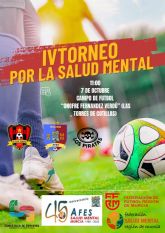 Las Torres de Cotillas celebrar el Da Mundial de la Salud Mental con la cuarta edicin de su torneo de ftbol inclusivo