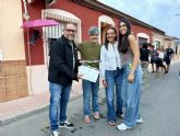 La consejera de Cultura visita en Las Torres de Cotillas el rodaje del cortometraje �La piel en blanco�