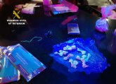 La Guardia Civil desmantela un punto de venta de droga al menudeo en un club de Blanca