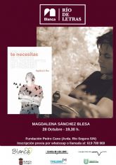 Magdalena Sánchez Blesa abre hoy el ciclo literario 'Río de letras'