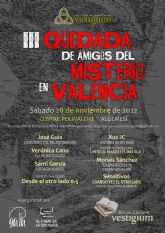 Algemesí acogerá la “III Quedada de Amigos del Misterio en Valencia”