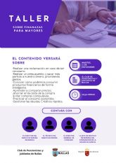 Taller financiero para personas mayores en Bullas