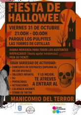 Las Torres de Cotillas celebrará su gran fiesta de Halloween en el parque de Los Pulpites Las Torres de Cotillas celebrará su gran fiesta de Halloween en el parque de Los Pulpites