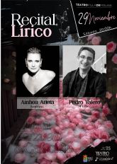 La soprano Ainhoa Arteta y el pianista Pedro Valero llegan al Teatro Villa de Molina este sbado, 29 de noviembre, con un recital lrico