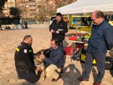 Exhibición de la Unidad Canina de Salvamento de la Región de Murcia