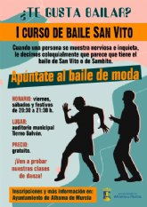 Apntate al I curso de baile de San Vito!