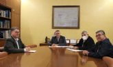 El presidente de la CHS mantiene una reunión de trabajo con el Ayuntamiento de Murcia
