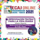 La Concejalía de Juventud de Molina de Segura inicia el martes 2 de febrero la formación Workshop: Improvisación teatral para la vida diaria