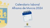 Calendario laboral 2024 en Alhama de Murcia