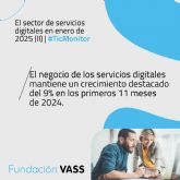 El negocio de los servicios digitales mantiene un crecimiento del 9% en 2024
