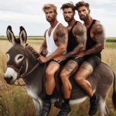 Tres hombres, un burro y mil opiniones