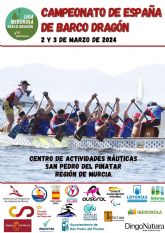 El Campeonato de Espana de Barco Dragn se celebra en San Pedro del Pinatar