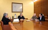 Urrea mantiene una reunión con la Demarcación del Colegio de Ingenieros, Caminos, Canales y Puertos de la Región de Murcia
