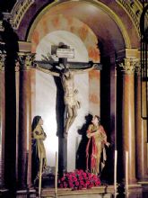 Religión . Sevilla . Triduo en honor y gloria al Stmo. Cristo del Buen Fin por el grupo de Files en Alcalá del Río