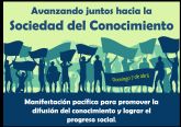El 7 de abril se convoca una manifestación para exigir avances en la Sociedad del Conocimiento