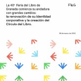 La 40a Feria del Libro de Granada comienza su andadura con grandes cambios: la renovacion de su identidad corporativa y la creacion del Circulo del Libro