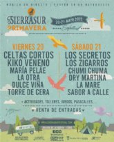 El Festival SIERRASUR Primavera anuncia su cartel por das para el 20 y 21 de mayo