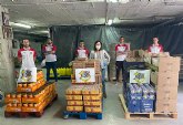 Donaciones al programa municipal de alimentos: Club Baloncesto Mula