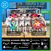 PREVIA 2°B: Zambú CFS Pinatar  Melistar FS: último partido de la liga regular en casa para Zambú