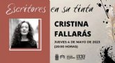 Cristina Fallarás clausurará Escritores en su tinta el próximo 4 de Mayo en Molina de Segura