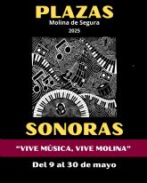 La Concejala de Cultura acerca la msica a toda la ciudadana con el programa PLAZAS SONORAS. VIVE MSICA, VIVE MOLINA 2025 del 9 al 30 de mayo