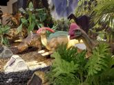 Dinosaurios, perros y flores en La Noria Outlet Shopping
