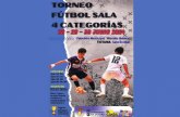 El Torneo Ftbol Sala '4 Categoras' se celebrar del 28 al 30 de junio