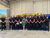 El alcalde Fulgencio Gil preside la ofrenda floral a Santa Mar�a Auxiliadora, patrona del Servicio Municipal de Emergencias, en la jornada organizada con motivo de la efem�ride