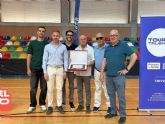 El Ayuntamiento de Murcia reconoce a Francisco Molina tras proclamarse campe�n de Espa&ntilde;a de tenis de mesa por tercera vez consecutiva en el Campeonato de Espa&ntilde;a de Parkinson