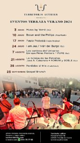 Territorio Luthier presenta la programación de su terraza-wine bar para el verano 2021