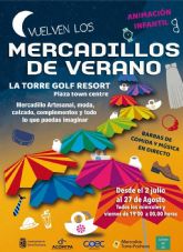 Vuelven los Mercadillos de Verano de la Torre Golf Resort, Roldn