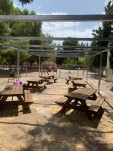 Nueva zona de actividades al aire libre y sombra vegetal en el CEIP Ginés Díaz - San Cristóbal