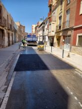 El Ayuntamiento de Lorca lleva a cabo la reparación de diversos tramos en la calle Eulogio Periago