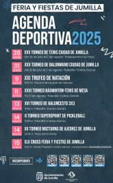 Deportes presenta la Agenda Deportiva de la Feria y Fiestas Patronales 2025