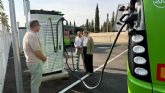 Infraestructuras culmina en Alcantarilla la instalaci�n de los puntos de recarga para los nuevos autobuses el�ctricos de Movibus