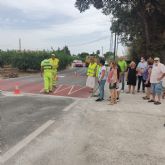 Fomento mejora la seguridad vial en la carretera de Torreagüera, en Murcia