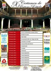 El Certamen de Pintura Rpida 'Palacio de la Clavera' de Aldea del Rey celebra este sbado su dcimo aniversario