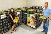 El Banco de Alimentos reparte 257.600 raciones, donadas por el Programa de Fruta Escolar