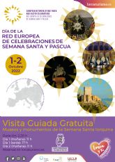 Lorca celebrará por primera vez el Día de la Red Europea de Celebraciones de Semana Santa y Pascua