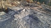 El Ayuntamiento confirma afecciones del fuego en el Castillo de Los Garres tras la denuncia de Huermur