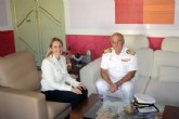 La alcaldesa de Cehegín recibe la visita institucional del Delegado de Defensa en la Región de Murcia