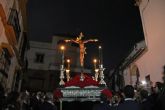 Ceremoniosa procesión Histórica de traslado en Alcalá del Río del Santísimo Cristo de la Vera-cruz a la Real Ermita de San Gregorio de Osset, donde tiene su sede en esta Real Ermita