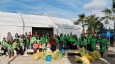 Gran acogida en la I jornada de playas limpias en Mazarrón