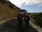 La Comunidad repara caminos rurales de Abanilla, Campos del Río, Ricote y Ojós afectados por la dana de 2019