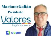 Mariano Galián, nuevo presidente de Valores Región de Murcia