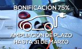 Los propietarios de vehículos eléctricos podrán solicitar la bonificación del 75% del hasta el 31 de marzo