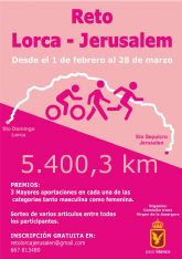 Reto Lorca-Jerusalén, iniciativa deportiva del Paso Blanco